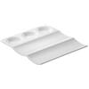 LEONE S.R.L. Piatto in melamina con scomparti cm 23x21x1,5 - piatti
