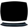 Vassoio delice nero rettangolare 35x25 cm - vassoi / pirofile / insalatiere