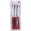 PINTI INOX SPA Set 6 pz coltelli tavola stresa colore rosso - posateria