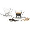 RCR Cristalleria Italiana S.p.A. Set tazzina caffè con piattino 2 pz. rcr set fusion - teiere/ tazzine caffè e thé