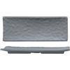 Vassoio melamina grigio rettangolare cm. 28,5x10,8 - vassoi