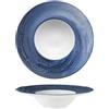 Piatto pastabowl vortice blu cm 24 - piatti fondi tondi