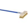 GI.METAL SRL Spazzola forni elettrici, altezza ridotta 6cm, setole ottone, manico 120 - spazzole per forno