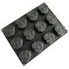 Pavoni Italia S.p.A. Stampo cuore pavoflex 400x300 je t'aime cédric grolet 12 impronte - mm 80x80xh33 - vol. ~ 140 ml - stampi e tortiere