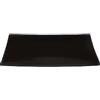 Vassoio rettangolare melamina nero cm 22x10 h2,5 - piatti