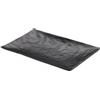LEONE S.R.L. Vassoio rettangolare melamina nero cm 30x21x3h - piatti
