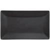 Vassoio rettangolare nero cm 34x22 - piatti piani rettangolari