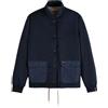 SCOTCH & SODA Giubbotto double face in lana - Navy e kaki