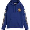 SCOTCH & SODA Felpa relaxed con cappuccio - Blu chiaro