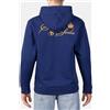 SCOTCH & SODA Felpa relaxed con cappuccio - Blu chiaro