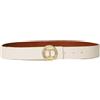 TWINSET Cintura double face - Beige e marrone