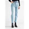 SCOTCH & SODA Jeans a vita alta - Celeste
