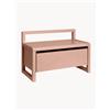 Ferm Living Kids Panca in legno per bambini con contenitore Little Architect - Rosé