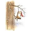 Cartolina Nanetto sull'albero