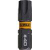 DEWALT INSERTI PER AVVITATORI A IMPULSI IMPACT TORSION EXTREME ATTACCO 1/4 - INSERTI TORX 25 mm - T40 - (confezione 5 pezzi)