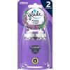 Glade Sense & Spray Doppia Ricarica, Profumatore per Ambienti con Olii Essenziali e Sensore di Movimento, Fragranza Lavanda e Aloe, Confezione da 2 Ricariche x 18 ml