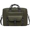 HP Borsa Modulare per Notebook fino a 15.6", 3 Prodotti in 1, Tasche Interne e Esterne, Vani Imbottiti, Resistente all'Acqua, Tracolla Removibile, Creata con Materiale Riciclato, Grigia/Verde