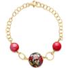LE PERLE DI CALTAGIRONE Bracciale hera in ottone e ceramica