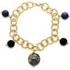 LE PERLE DI CALTAGIRONE Bracciale hera in ottone e ceramica