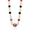 LE PERLE DI CALTAGIRONE Collana hera in ottone e ceramica