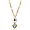 LE PERLE DI CALTAGIRONE Collana demetra in ottone e ceramica