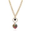 LE PERLE DI CALTAGIRONE Collana demetra in ottone e ceramica