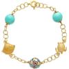 LE PERLE DI CALTAGIRONE Bracciale shana in argento e ceramica