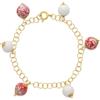 LE PERLE DI CALTAGIRONE Bracciale aura in argento e ceramica