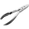 MEDSPO Tronchesino Unghie Piedi 12cm Professionale per Unghie Spesse Incarnite - Tagliaunghie Podologo Acciaio Inox CE, Lama Curva Affilata, Manico Antiscivolo Ergonomico