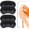 VivoFoot 2 paia di cuscinetti antiscivolo per tallone, per scarpe troppo grandi, fodere per tallone in gel e riempitivi per scarpe larghe, inserti autoadesivi sul retro del tallone, protezioni per