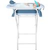 HUOLE Vaschetta Bagnetto Neonato con Supporto-Vasca da Bagno Bambini 1-3 Anni con Termometro Incorporato e Tubo di Scarico - Offri il massimo comfort al tuo bambino (stile 5, 81,5 x 48 x 21 cm, blu)