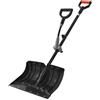 VEVOR Pala da Neve per Vialetto, in Plastica Larga 45,5 cm con Manico a Forma di D, Impugnatura Antiscivolo, Strumento Leggero per la Rimozione per Giardino, Campeggio all'Aperto