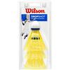 Wilson Dropshot Shuttlecocks Volani da Badminton, Confezione da 3, Plastica/Sughero Naturale, WRT6048YE, Giallo