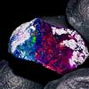 OPAL EMPIRE Ethiopian Fire Opal Naturale Nero Opale Grezzo 6 Carati 15x10 mm