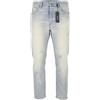 DIESEL D-Eetar 081AK Jeans Uomo Slim W34/L32 Blu Denim Dipinto Effetto Usura