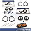 ALPINE SXE1750S SXE1725S Casse Altoparlanti Ant+Post per RENAULT CAPTUR II