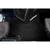 F-Core SET TAPPETI COPRICOFANO ECOPELLE NERO PER IVECO STRALIS HI-WAY AUTOMATICO