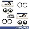 ALPINE SXE1725S + SXE1725S Kit Casse Altoparlanti per CITROEN C3 PICASSO 2009>