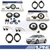 ALPINE SXE1750S SXE1725S Casse Altoparlanti Ant+Post per OPEL ASTRA J 2009>2015