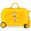 Roll Road Happy Pets Giraffe Valigia per Bambini Multicolore 45x31x20 cm Rigido ABS 24.6L 1.76kg 4 Ruote