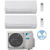 Daikin Sensira condizionatore dualsplit 9000 15000 btu codice prod: FTXF25F FTXF50F 2MXF50A