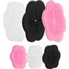 YARNOW 6pezzi Clip per Stringere Vita Regolabile in Silicone Riutilizzabile per Abiti Camicie Magliette Indumenti Clip Trasparente Anello per Stringere Invisibile