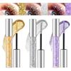 Pakivs 3pcs Glitter Luccicante Mascara Colorato per Ciglia, MascaraDiamante a 3 Colori, MascaraPerlescente Impermeabile a Lunga durata, Trucco Occhi Scintillante ad Asciugatura rapida per Cosplay