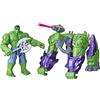 Marvel Mech Strike Mechasaurs, Hulk con Gamma Smasher Mechasaur, action figure giocattolo super eroe per bambini dai 4 anni in su