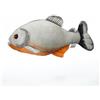 Tiny Heart Peluche di Piranha - Peluche di Piranha realistico e morbido,collezione di animali di peluche della serie oceano, adatto per la decorazione della casa,grigio 9in.