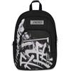 Seven Zaino Scuola Dual Detach PLUMPY LINE BOY, Nero 32 L Doppio Scomparto