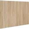 vidaXL Testiera Sonoma in rovere 120x1,5x80 cm Materiale ligneo