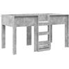 vidaXL Letto a castello per bambini grigio cemento 100 x 200 cm materiale a base di legno