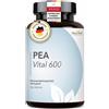 Sonstige Capsule PEA 1200 mg ad alto dosaggio - 120 capsule - Palmitoiletanolamide di qualità farmaceutica - PEA Vital 600 - vegano - in laboratorio