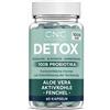 Sonstige CNC DETOX - 100 miliardi di UFC di probiotici da 9 ceppi + Aloe Vera + Carbone Attivo + Estratto di Finocchio - 60 capsule molli
